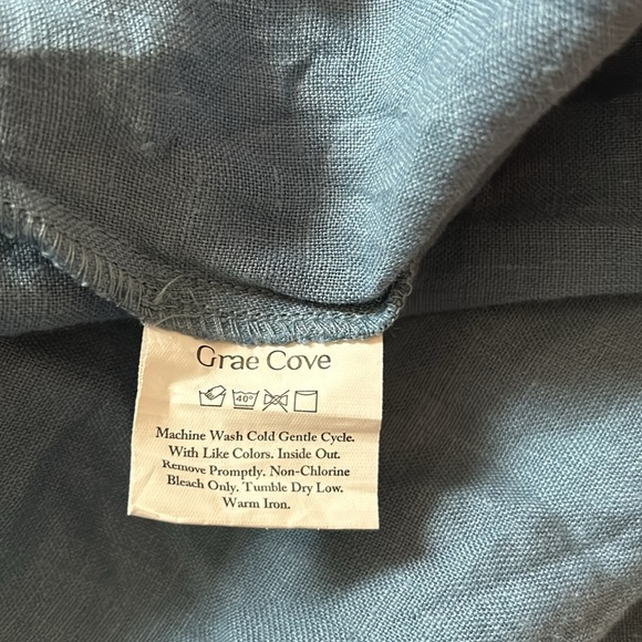 Blue Wrap Dress - Picture 9 of 10